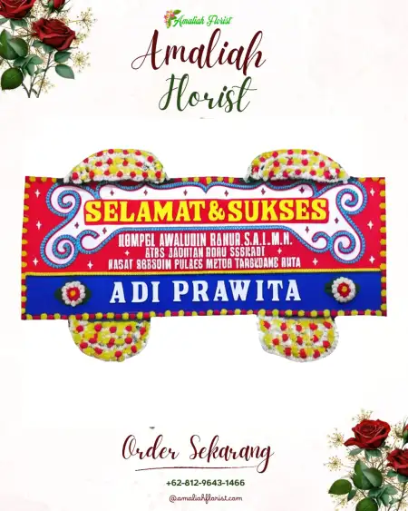 Papan Bunga Ucapan Selamat Seli
