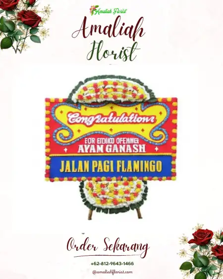 Sewa Papan Bunga Seli