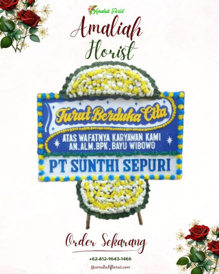 Papan Bunga Duka di Seli